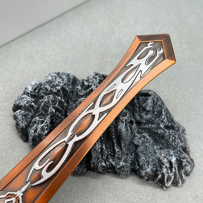 WoW Classic Ashkandi Greatsword Replica - Blackwing Lair Raid Trophy & Brotherhood's Legacy Display Art - BlacksmithSONG