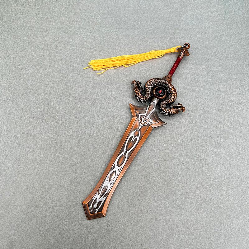 WoW Classic Ashkandi Greatsword Replica - Blackwing Lair Raid Trophy & Brotherhood's Legacy Display Art - BlacksmithSONG
