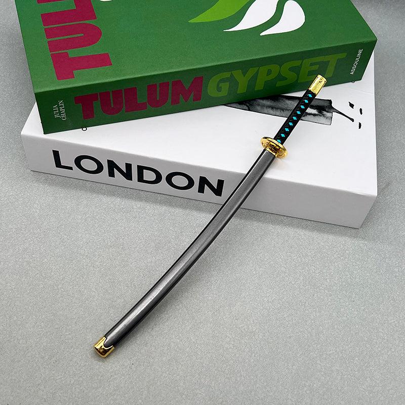 Revenant's Shinobi Katana - Apex Legends Synthetic Shinobi Skin Blade 1:6 Scale | Shadow Assassin Aesthetic & Round Tsuba | Electroplated Edge for Stealth Takedown Displays - BlacksmithSONG