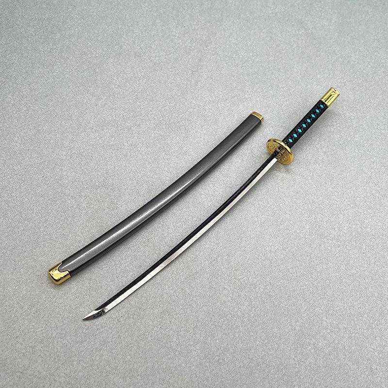 Revenant's Shinobi Katana - Apex Legends Synthetic Shinobi Skin Blade 1:6 Scale | Shadow Assassin Aesthetic & Round Tsuba | Electroplated Edge for Stealth Takedown Displays - BlacksmithSONG
