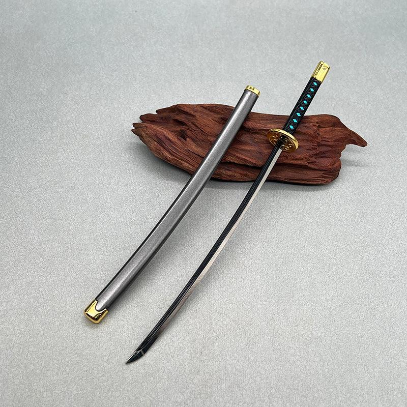 Revenant's Shinobi Katana - Apex Legends Synthetic Shinobi Skin Blade 1:6 Scale | Shadow Assassin Aesthetic & Round Tsuba | Electroplated Edge for Stealth Takedown Displays - BlacksmithSONG