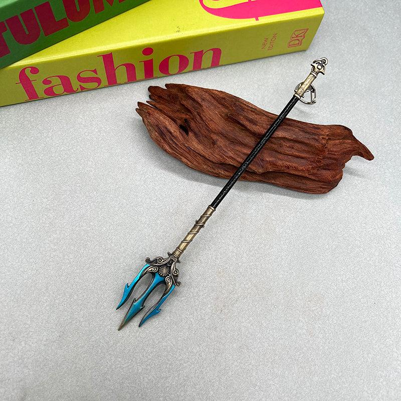 Poseidon's Trident Assassin's Creed Odyssey Metal Replica | BlacksmithSONG - BlacksmithSONG