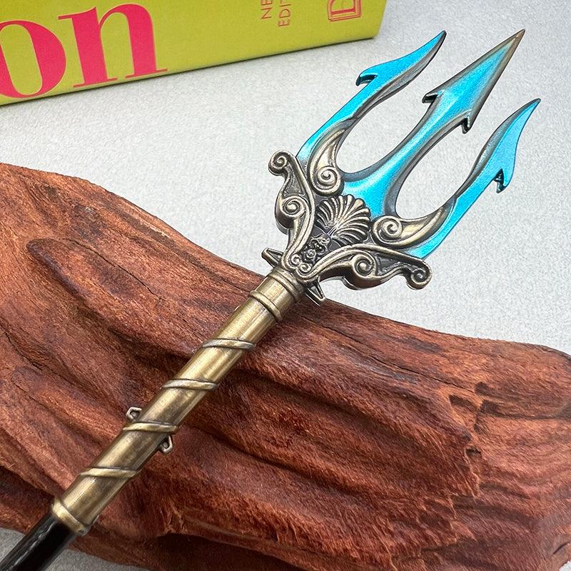 Poseidon's Trident Assassin's Creed Odyssey Metal Replica | BlacksmithSONG - BlacksmithSONG