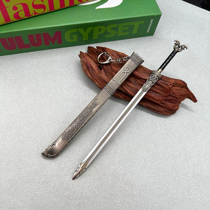 God of War Ragnarok Thrungva Replica - Freya's Sparrow's Bite Sword | Vanir Goddess Vengeance Weapon Art - BlacksmithSONG