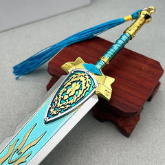 Grand Marshal's Claymore Replica | World of Warcraft Sword | 1:6 Scale Metal Collectible | BlacksmithSONG - BlacksmithSONG