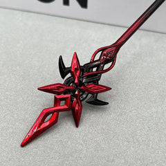 Crimson Moon's Semblance Replica | Genshin Impact Spear | Metal Collectible | BlacksmithSONG - BlacksmithSONG