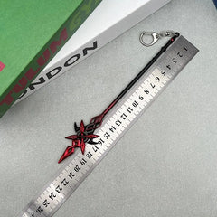 Crimson Moon's Semblance Replica | Genshin Impact Spear | Metal Collectible | BlacksmithSONG - BlacksmithSONG