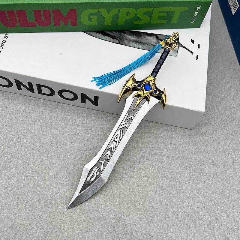 WoW Classic Quel'Serrar Sword Replica - Onyxia Raid Trophy & Red Dragonflight Legacy Display Art - BlacksmithSONG