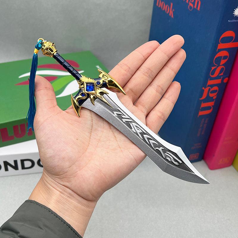 WoW Classic Quel'Serrar Sword Replica - Onyxia Raid Trophy & Red Dragonflight Legacy Display Art - BlacksmithSONG