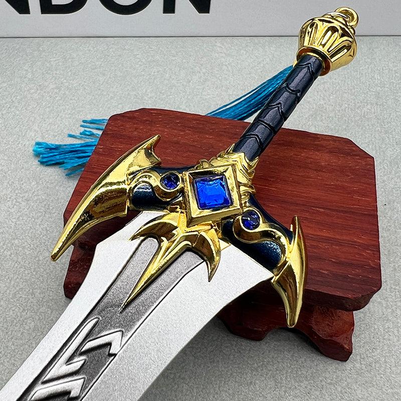 WoW Classic Quel'Serrar Sword Replica - Onyxia Raid Trophy & Red Dragonflight Legacy Display Art - BlacksmithSONG
