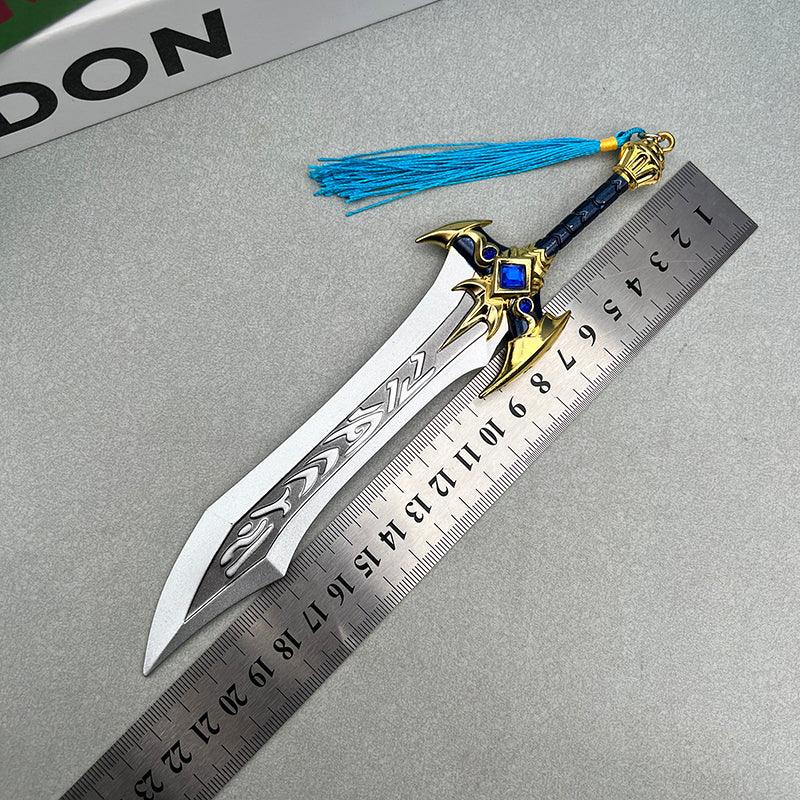 WoW Classic Quel'Serrar Sword Replica - Onyxia Raid Trophy & Red Dragonflight Legacy Display Art - BlacksmithSONG