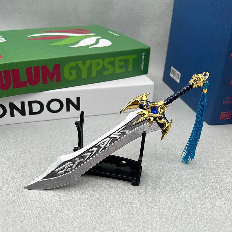 WoW Classic Quel'Serrar Sword Replica - Onyxia Raid Trophy & Red Dragonflight Legacy Display Art - BlacksmithSONG