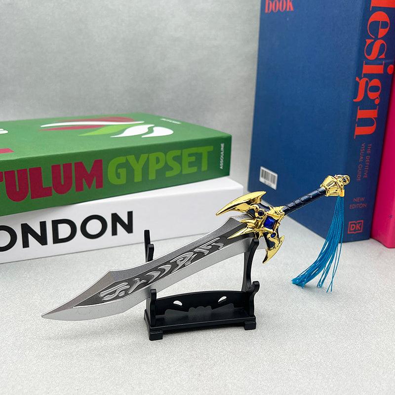 WoW Classic Quel'Serrar Sword Replica - Onyxia Raid Trophy & Red Dragonflight Legacy Display Art - BlacksmithSONG