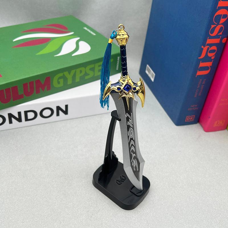 WoW Classic Quel'Serrar Sword Replica - Onyxia Raid Trophy & Red Dragonflight Legacy Display Art - BlacksmithSONG