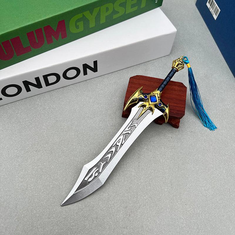 WoW Classic Quel'Serrar Sword Replica - Onyxia Raid Trophy & Red Dragonflight Legacy Display Art - BlacksmithSONG