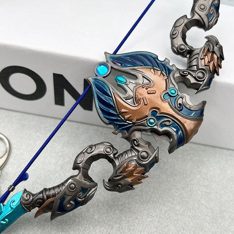 Thori'dal the Stars' Fury Replica - Kil'jaeden's Sunwell Legend | World of Warcraft Epic Bow Display Sculpture - BlacksmithSONG