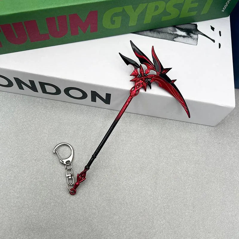 Arlecchino Scythe Replica | Genshin Impact Metal Weapon | Collectible | BlacksmithSONG - BlacksmithSONG