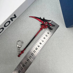 Arlecchino Scythe Replica | Genshin Impact Metal Weapon | Collectible | BlacksmithSONG - BlacksmithSONG