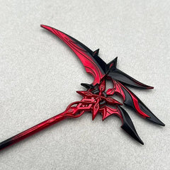 Arlecchino Scythe Replica | Genshin Impact Metal Weapon | Collectible | BlacksmithSONG - BlacksmithSONG