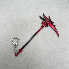 Arlecchino Scythe Replica | Genshin Impact Metal Weapon | Collectible | BlacksmithSONG - BlacksmithSONG