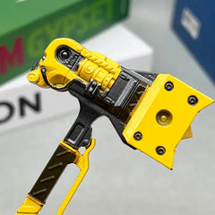 Yellow and black 1:6 anime-style zinc alloy axe replica collectible from BlacksmithSONG