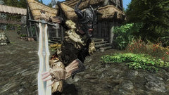 Skyrim Dragonbone Greatsword Replica | 1:6 Scale Metal Collectible | BlacksmithSONG - BlacksmithSONG