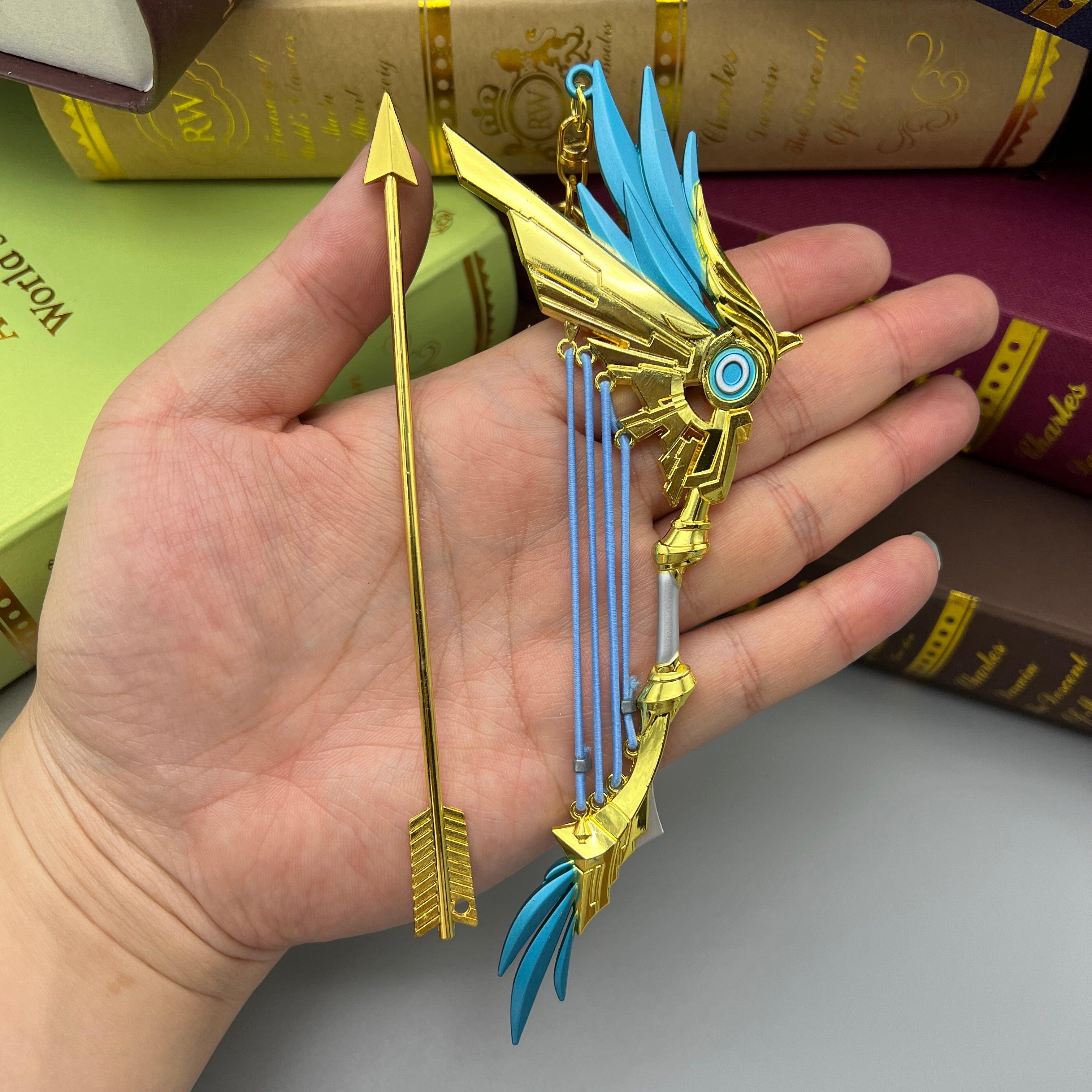 Genshin Impact Skyward Harp Bow 1:6 Military-Grade Zinc Replica for Celestial Chord Collector Shrine Display - BlacksmithSONG