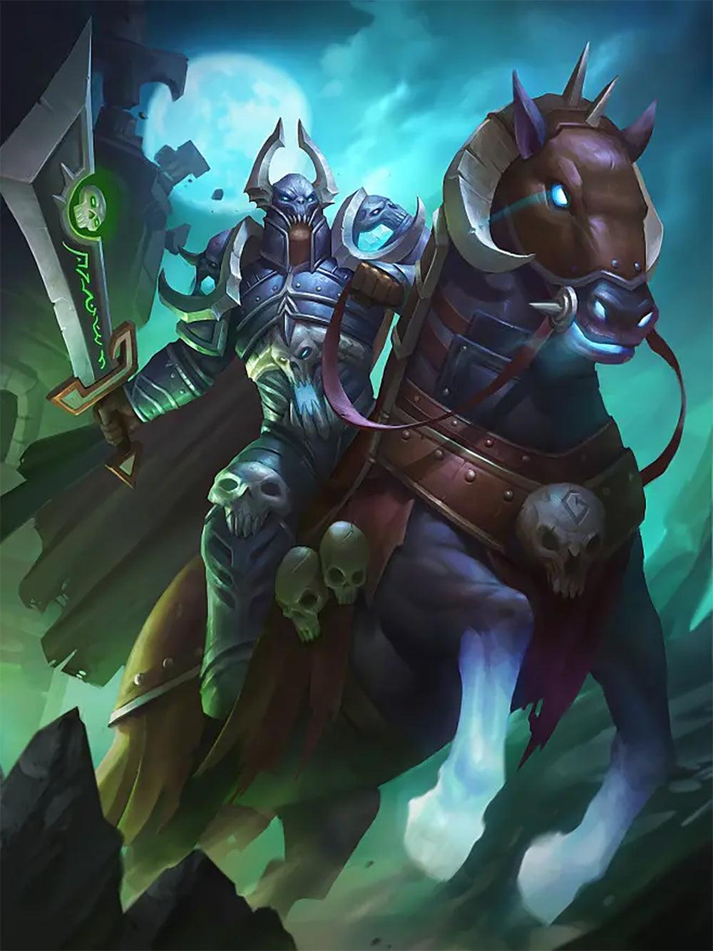 Corrupted Ashbringer Replica - Scourge Invasion's Cursed Blade | Tirion Fordring & Mograine Legacy Collectible Art - BlacksmithSONG