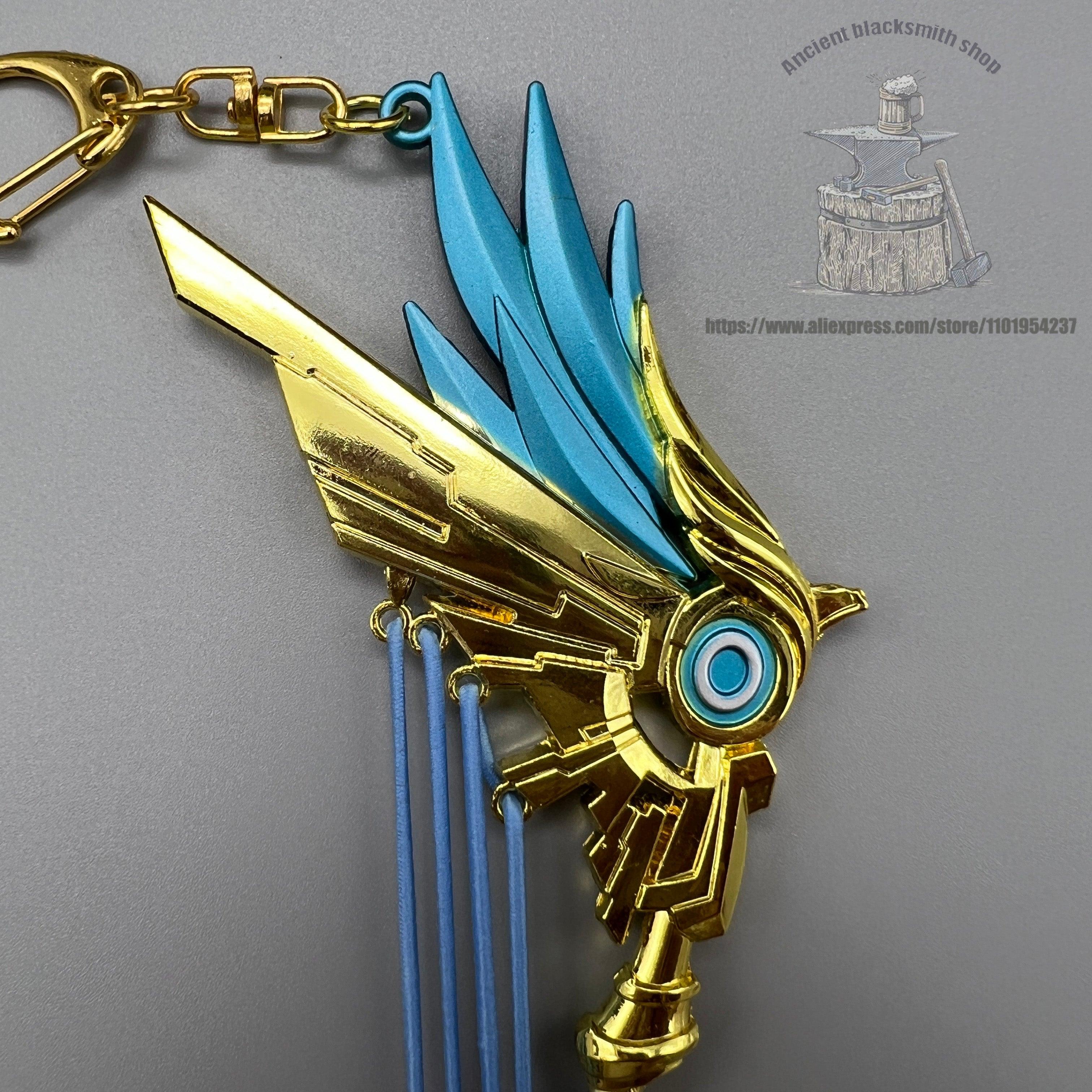 Genshin Impact Skyward Harp Bow 1:6 Military-Grade Zinc Replica for Celestial Chord Collector Shrine Display - BlacksmithSONG