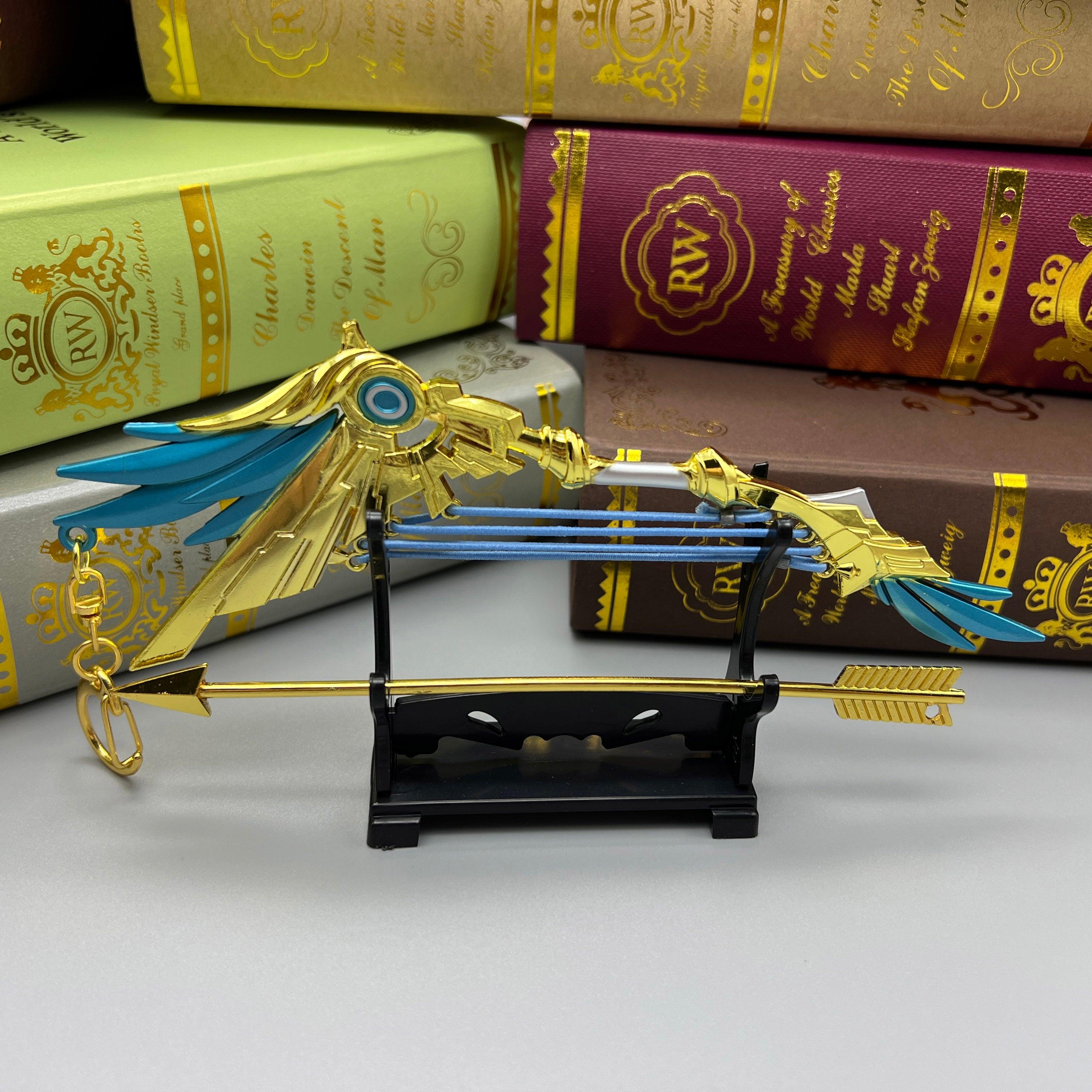 Genshin Impact Skyward Harp Bow 1:6 Military-Grade Zinc Replica for Celestial Chord Collector Shrine Display - BlacksmithSONG