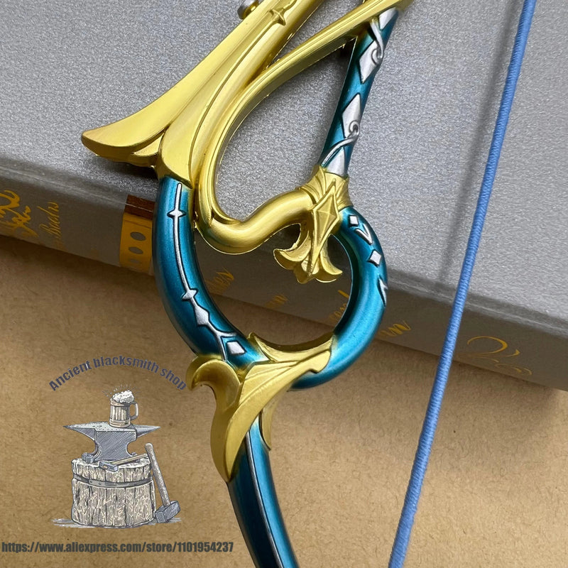 The Stringless Replica | Genshin Impact Metal Bow | 1:6 Scale Collectible | BlacksmithSONG - BlacksmithSONG