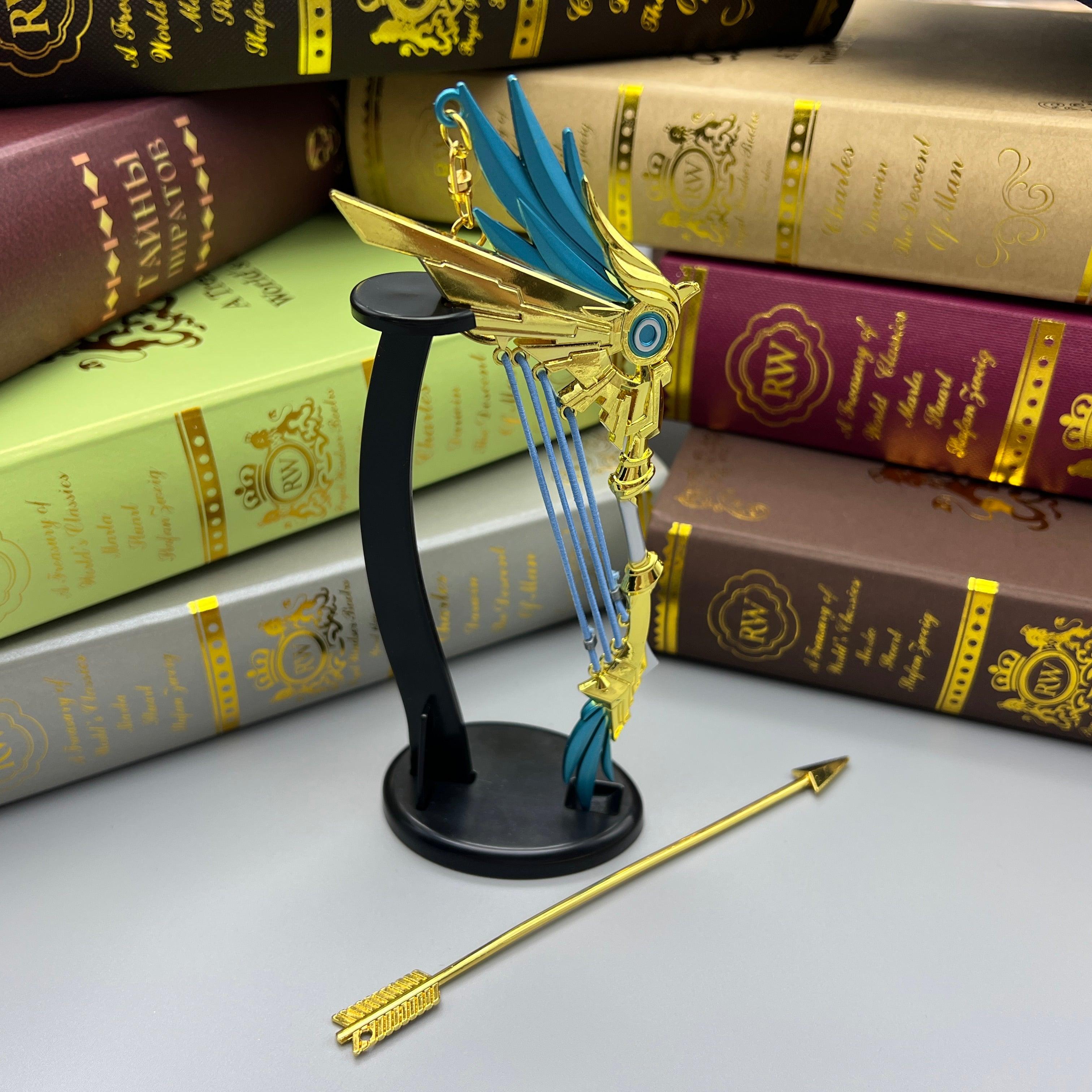 Genshin Impact Skyward Harp Bow 1:6 Military-Grade Zinc Replica for Celestial Chord Collector Shrine Display - BlacksmithSONG