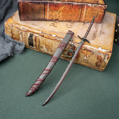 Divine Slasher Replica – 22cm Die-Cast Metal Katana | Not Monster-Made
