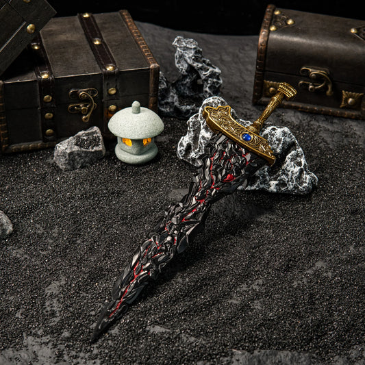 Maliketh's Black Blade Replica | Elden Ring Weapon | 30cm Model