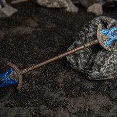 Réplica de las Espadas Gemelas Negras de la Gárgola de Elden Ring - Espadas Dobles del Guardián de Piedra | Arte coleccionable con recubrimiento electrostático