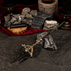 Mohgwyn's Sacred Spear Elden Ring Metal Replica | BlacksmithSONG Collectible