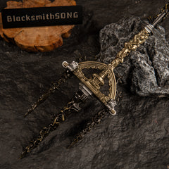 Mohgwyn's Sacred Spear Elden Ring Metal Replica | BlacksmithSONG Collectible