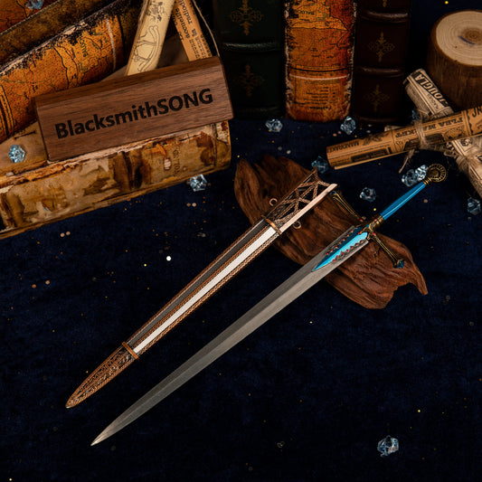 Carian Knight's Sword Replica | Elden Ring Glintstone Weapon | 30cm Model