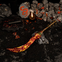 Magma Blade Replica | Elden Ring Volcano Manor Sword | 30cm Model