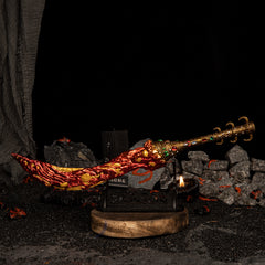 Magma Blade Replica | Elden Ring Volcano Manor Sword | 30cm Model