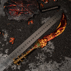 Magma Blade Replica | Elden Ring Volcano Manor Sword | 30cm Model