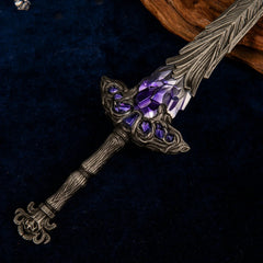 Lazuli Glintstone Sword Replica | Elden Ring Sorcerer Weapon | 30cm Model