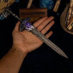 Lazuli Glintstone Sword Replica | Elden Ring Sorcerer Weapon | 30cm Model