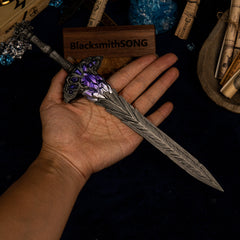 Lazuli Glintstone Sword Replica | Elden Ring Sorcerer Weapon | 30cm Model