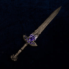 Lazuli Glintstone Sword Replica | Elden Ring Sorcerer Weapon | 30cm Model