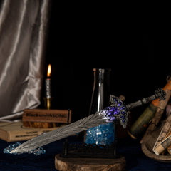 Lazuli Glintstone Sword Replica | Elden Ring Sorcerer Weapon | 30cm Model