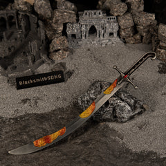 Nomad's Kilij Replica | Elden Ring Convergence Mod Weapon | 26cm Model