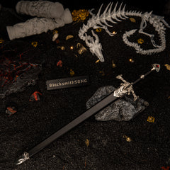 Blackfyre Replica - The Sword of Kings - 30cm Zinc Alloy - Dragon Fantasy Desk Decor