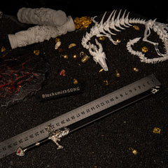 Blackfyre Replica - The Sword of Kings - 30cm Zinc Alloy - Dragon Fantasy Desk Decor