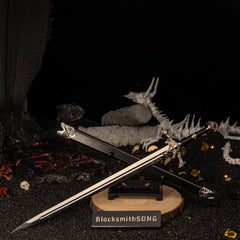 Blackfyre Replica - The Sword of Kings - 30cm Zinc Alloy - Dragon Fantasy Desk Decor